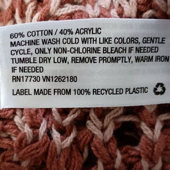 Universal Thread Open Knit Sweater NEW S Clay Pullover Crochet Asymmetric Rustic - Picture 9 of 16